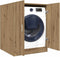 vidaXL - Wasmachinekast - 70,5x71,5x91,5 - cm - artisanaal - eikenkleurig