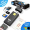 Good2know® 2022 - USB ID Kaartlezer - Multifunctioneel voor eID en SD Kaarten - Zwart