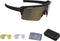 BBB Cycling Fuse - Fietsbril Unisex - 3 Verwisselbare Lenzen 100% UV Bescherming - Mat Zwart Goud