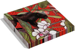 Dutch Design Napkins Red Panther