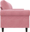 vidaXL - Driezitsbank - 180 - cm - fluweel - roze
