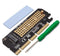Savio AK-41 - PCI-E to M2 NVME Adapter M-KEY - LED indicatoren - Ondersteunt schijfgroottes 2230 2242 2260 2280