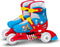 Nickelodeon Paw Patrol Twee in Eén Skate - Verstelbaar - Maat 27-30 - Blauw/Rood - 2 of 3 Wielen - Hiel-Rem