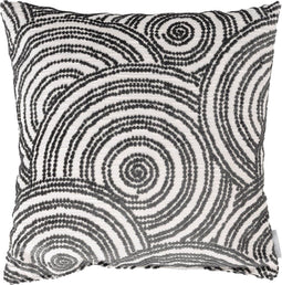 Zuiver Rings Kussen Naturel Antraciet