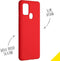 Accezz Samsung Galaxy A21s - Liquid Silicone Backcover - Schokabsorberend - Rood