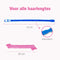 LBB - Heatless Curls - 18 stuks - 30cm - Krullen Zonder Hitte - Blauw/Paar/Roze