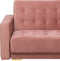 Fauteuil ABERDEEN Fluweel Roze