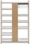 Schoenenkast - MÜNSTER - Wit - 12 paar schoenen - 71,5 x 25 x 109 cm