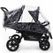 Childhome Two By Two - Wandelwagen - 4 Zits - Zwart