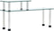 vidaXL - Keukenschap - 45x16x26 - cm - gehard - glas - transparent