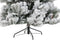 Kerstboom DKD Home Decor Wit Groen Polyethyleen Besneeuwd 140 x 140 x 210 cm