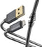 Hama Prime Line Metal USB-A naar Lightning kabel - Oplaadkabel geschikt voor iPhone / iPad - MFI gecertificeerd - 2,4A USB2.0 - 480Mbps - 150cm - Antraciet