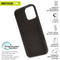 Muvit for Change - Telefoonhoes iPhone 16 Pro Max - Eco-friendly - Zwart