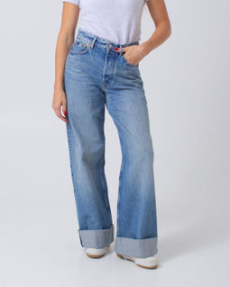 Denham YAYOI R SKYLER - Dames jeans - High-waist fit - Wijd uitlopende pijpen - Maat W30 x L32