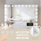 Royals Hollywood Spiegel 100x70CM - 20x Led Lampen - 10x Vergroting - 3 lichtstanden - Dimbaar - Smart Touch - USB + USB-C Oplaadpoort