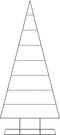 vidaXL - Kerstdecoratie - kerstboom - 210 - cm - metaal - zwart
