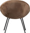 WOOOD Moly Fauteuil - Velvet - Toffee - 74x75x76