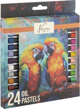 Oliepastelverf, Set van 24.