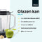 MOA Extra Glazen Kan voor Blender of Smoothie Maker - Sterke blenderkan - Geschikt voor MOAMBC10 en MOAMB10B - 900ml
