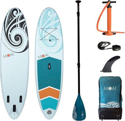 MOAI 10'6 - Opblaasbaar allround SUP board - Compleet - Inclusief tas, peddel, pomp
