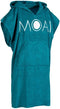 MOAI Badstof Poncho + Pocket & Capuchon