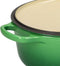 Le Creuset Braadpan Signature - Gietijzer - Ø 24 cm / 4,2 Liter - Groene Emaille Bamboo Edition