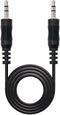 Nanocable 10.24.0101 - Kabel Audio Jack 3,5 mm - 1,5 m Mannelijk - Zwart