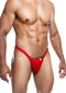 MOB EROTICWEAR - THONG AND RED BUNS M