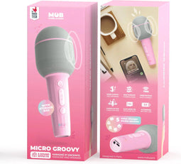 MOB Groovy Karaoke Microfoon en Speaker - Marshmallow