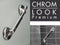 Mobeli Mobiele wandbeugel Chroom Look - 350 mm