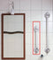 Mobeli Mobiele wandbeugel Chroom Look - 350 mm