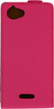 Mobi Ultra Slim Flip case Xperia L pink
