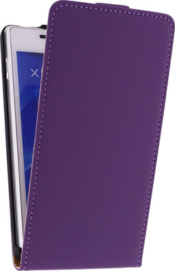 Mobi Ultra Slim Flip case Xperia M2 Pu