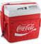 Mobicool ME24 TEX Coca cola style thermo-elektrische koelbox - 25L- 12/230v - rood/wit