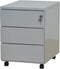Mobiele ladenblok, 3 laden, aluminium