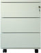 Mobiele ladenblok, 3 laden, wit