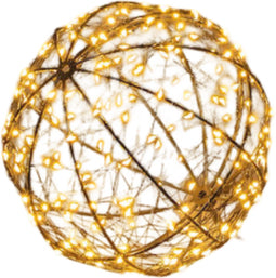 Anna's Collection - Bal metaal 200led ip44 trafo met timer d18 cm c...