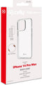 Mobile cover Celly iPhone 14 Pro Max Black Transparent