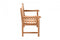 Möbilia Tuinbank - Tot 200 kg - 120 x 120 x 92 cm - Teakhout - Bruin