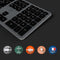 Mobility Lab Clavier français AZERTY filaire pour Mac – gris sidéral et noir - ML3111487
