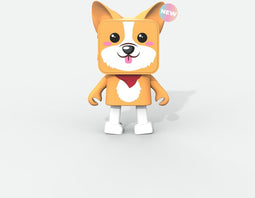 Mobility on Board Dancing Animal Corgi