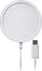 Mobilize 15W Magnetische Draadloze Geschikt voor magnetische ring Oplader Wit