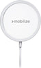 Mobilize 15W Magnetische Draadloze Geschikt voor magnetische ring Oplader Wit