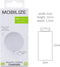 Mobilize 15W Magnetische Draadloze Geschikt voor magnetische ring Oplader Wit