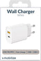 Mobilize 25W Power Delivery / PPS Charge USB-A en USB-C Adapter Wit