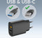 Mobilize 25W Power Delivery / PPS Oplader - USB-A en USB-C Adapter - Zwart - Snellader voor Smartphone en Tablet - Compact en Efficiënt