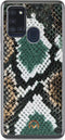Mobilize 2in1 Gelly Velvet Clutch for Samsung Galaxy A21s Green Snake