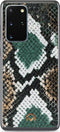 Mobilize 2in1 Gelly Velvet Clutch for Samsung Galaxy S20+/S20+ 5G Green Snake