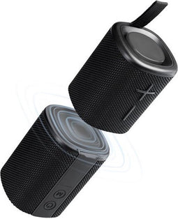 Mobilize 2in1 True Wireless Stereo Bluetooth 5.3 Speaker - Draadloze Muziekbox - IPX5 Waterbestendig - 2.000 mAh Batterij - Zwart