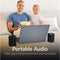Mobilize 2in1 True Wireless Stereo Bluetooth 5.3 Speaker - Draadloze Muziekbox - IPX5 Waterbestendig - 2.000 mAh Batterij - Zwart